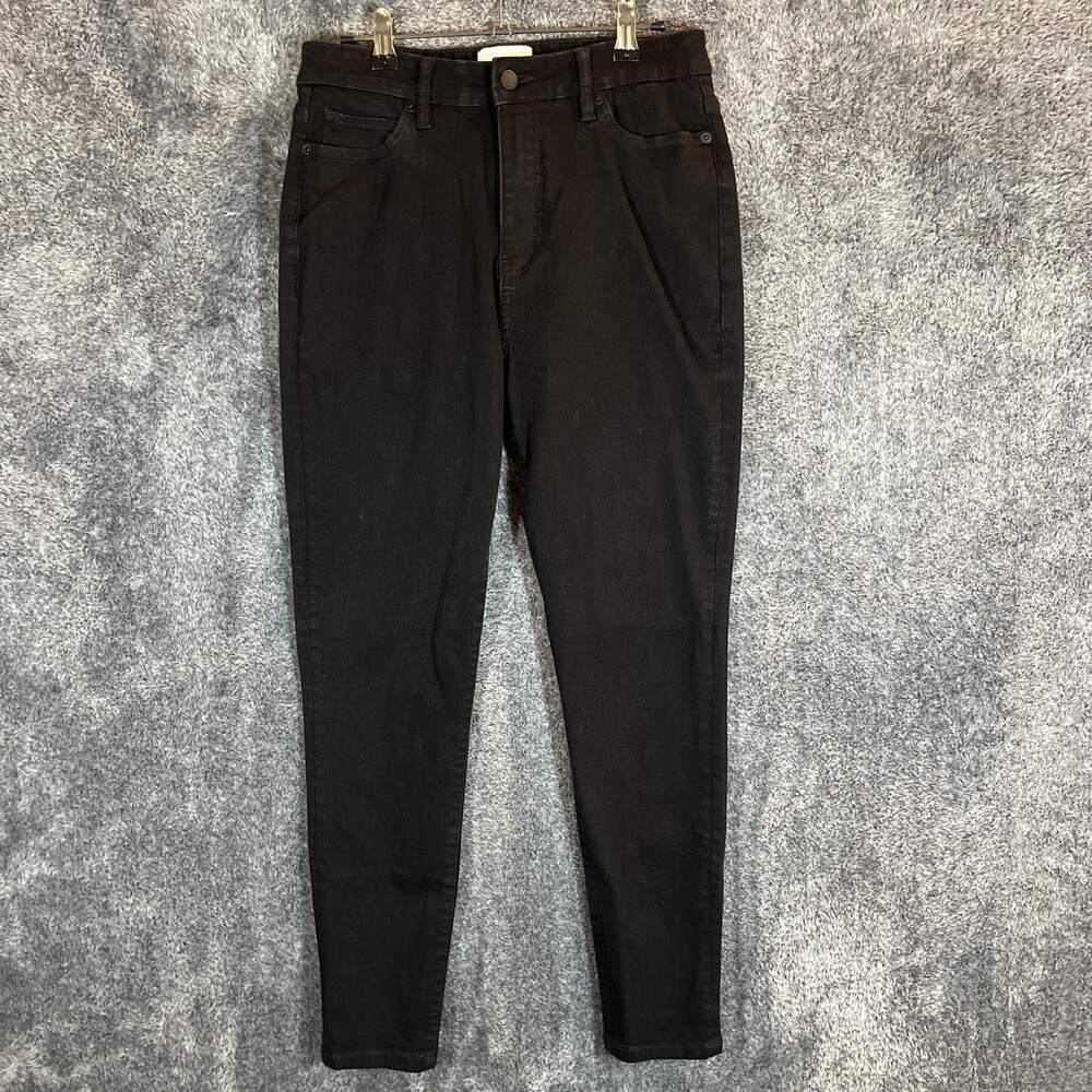 DUER Performance Jeans Womens 30x28 Black Slim Stretch Skinny WFAK2101 Pants
